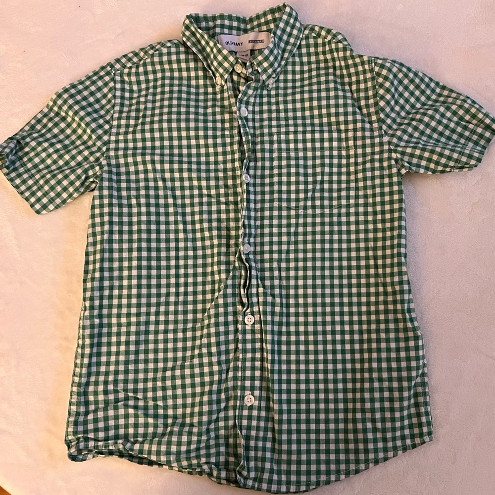 Boys plaid button up